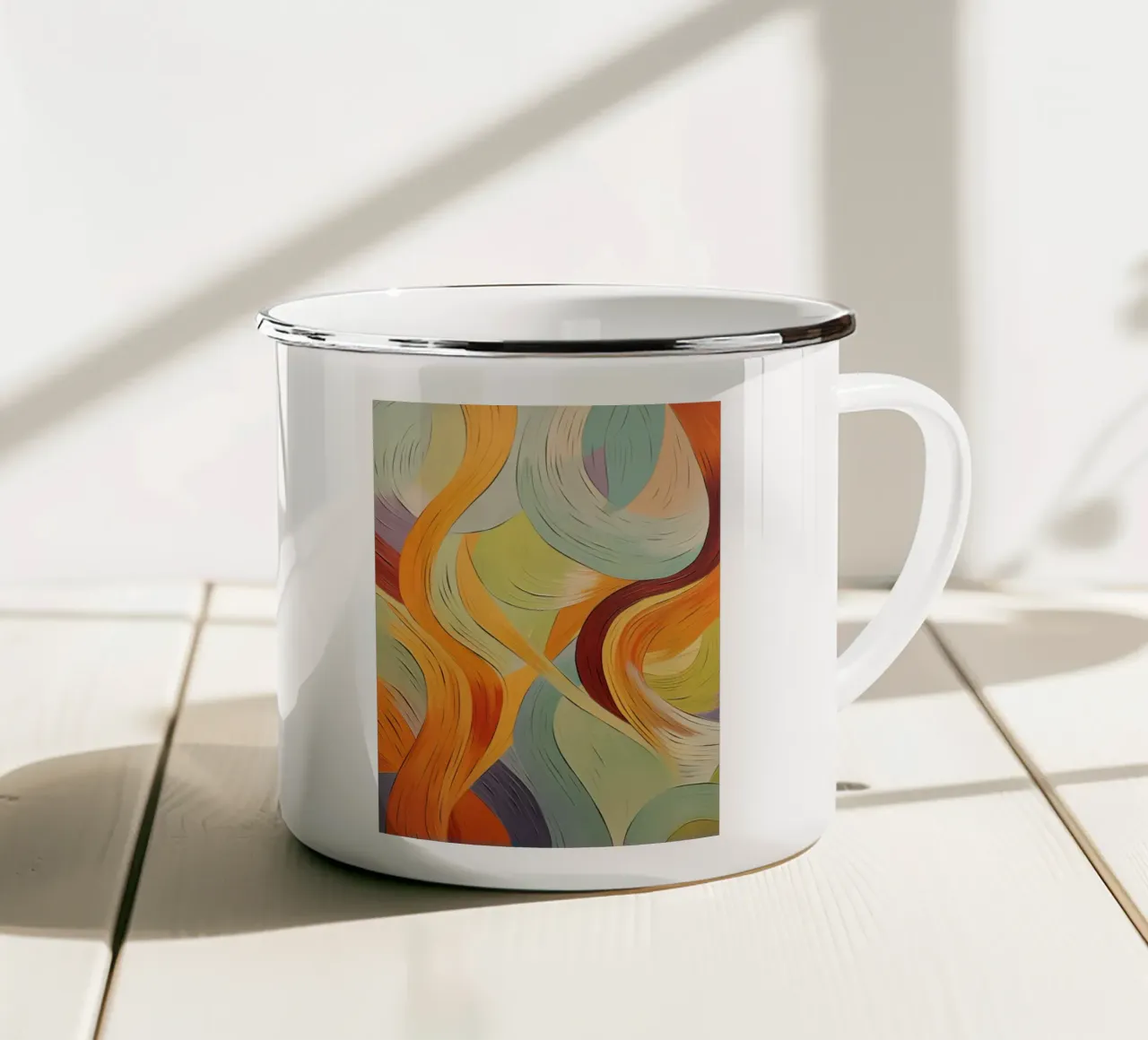 Arte da parete di Imagine tazza in smalto da Imagine