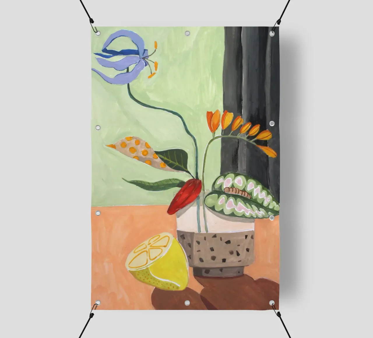 Ikebana pvc cover by Arty Guava