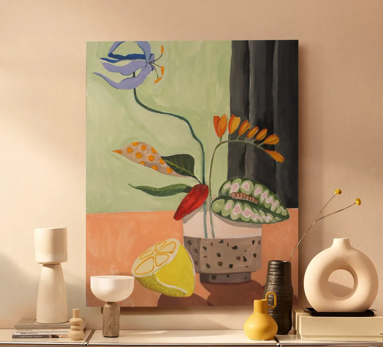 Ikebana forex plate by Arty Guava