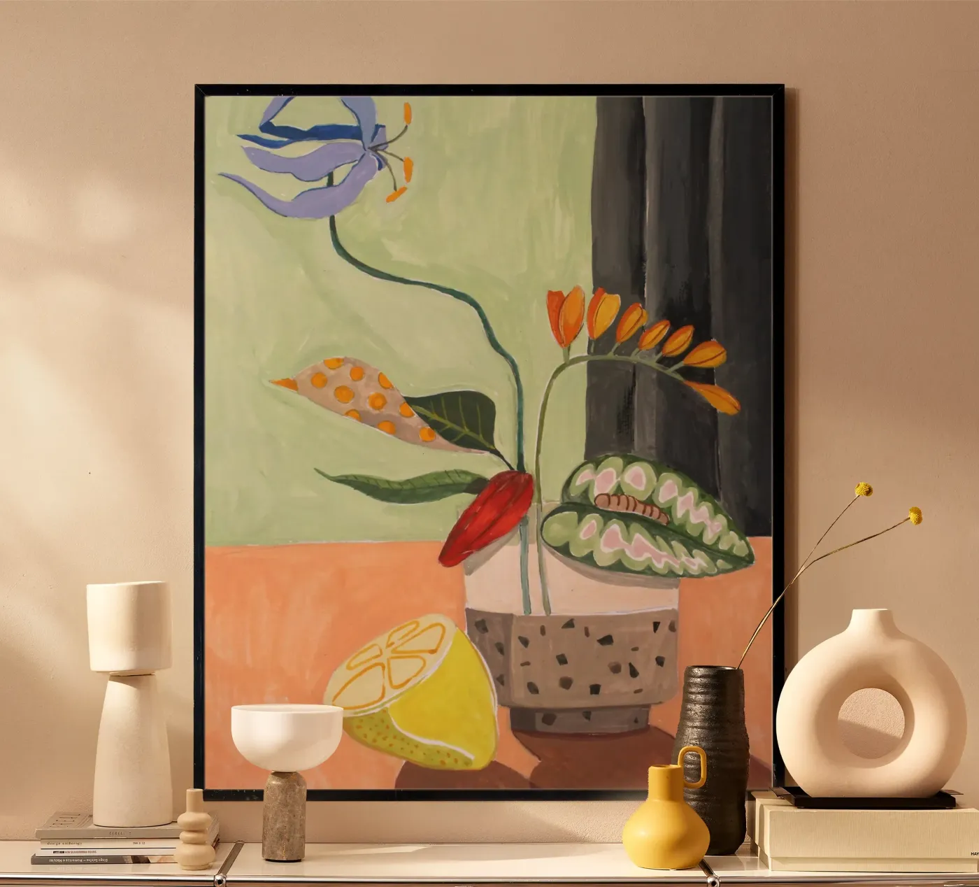 Ikebana poster by Arty Guava