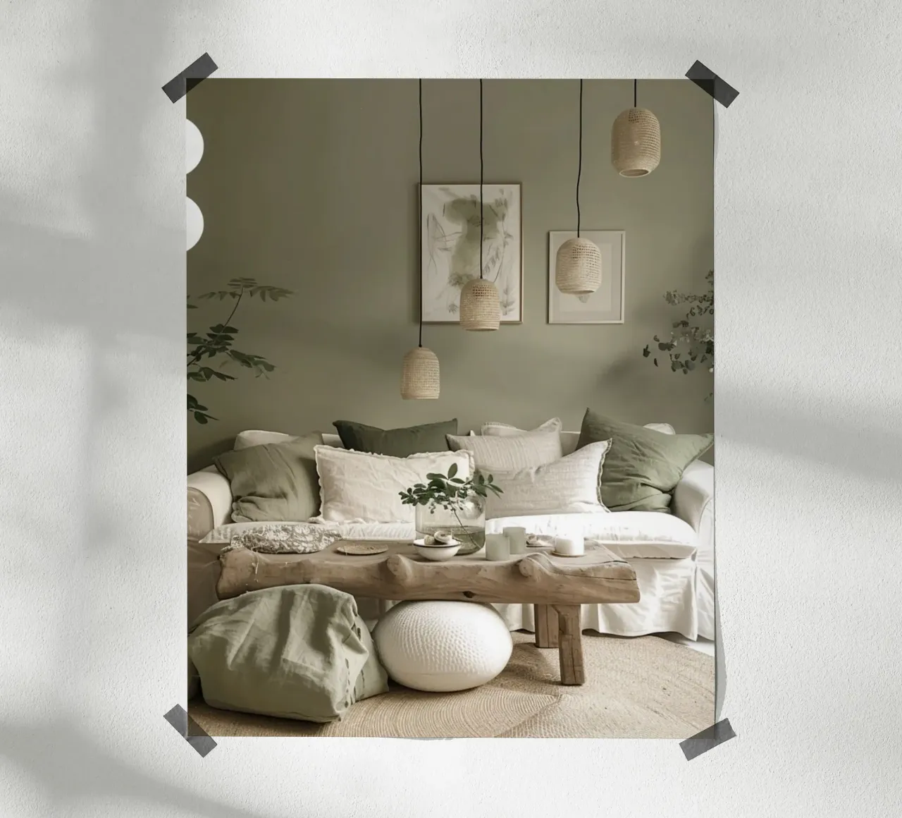 Riverbero di menta poster da PhotoVibe Decor