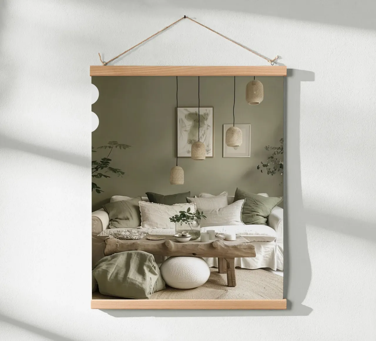 Riverbero di menta poster da PhotoVibe Decor