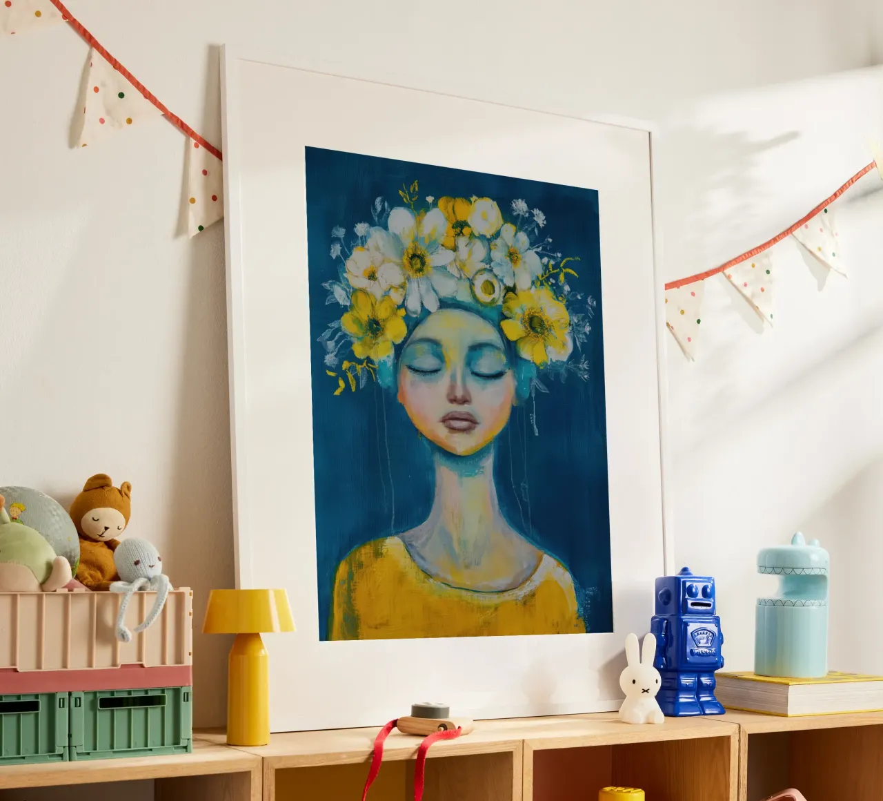 Arte da parete di Imagine poster con telaio in alluminio da Imagine