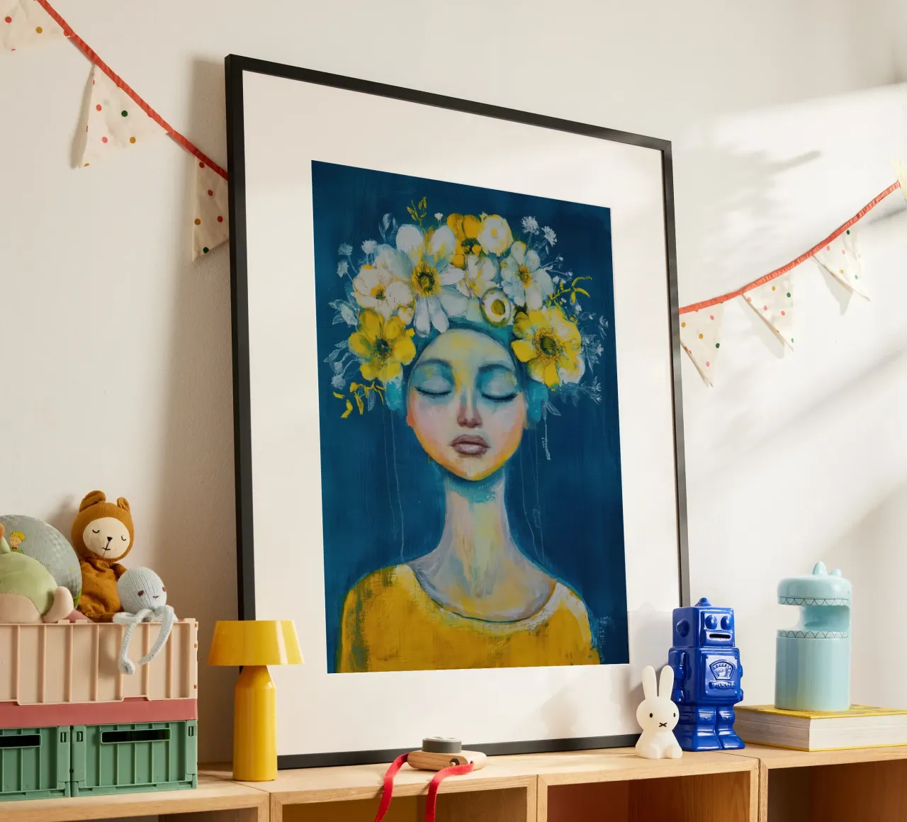 Arte da parete di Imagine poster con telaio in alluminio da Imagine