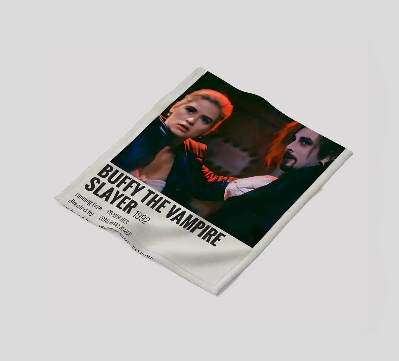 BUFFY THE VAMPIRE SLAYER 1992 coperta in pile da MVFminimalist