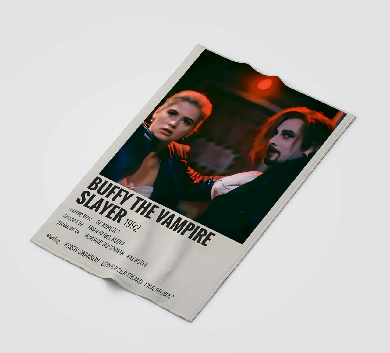 BUFFY THE VAMPIRE SLAYER 1992 coperta in pile da MVFminimalist