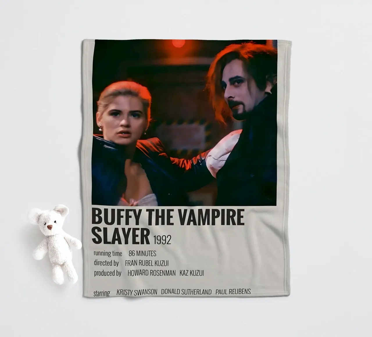 BUFFY THE VAMPIRE SLAYER 1992 coperta in pile da MVFminimalist