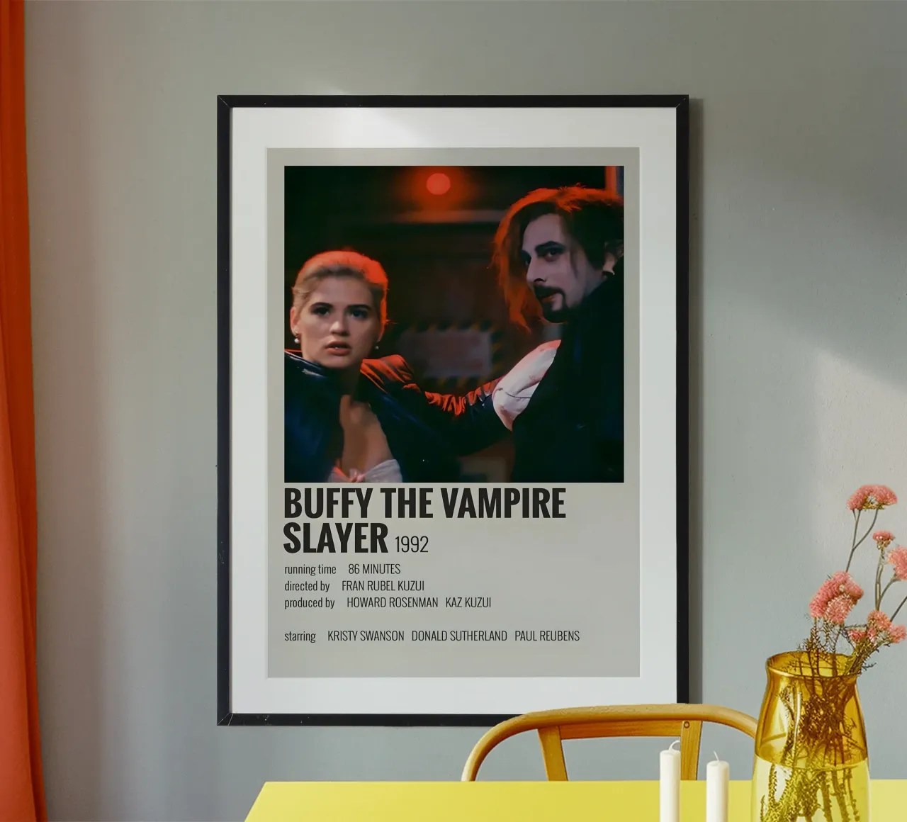 BUFFY THE VAMPIRE SLAYER 1992 carta hahnemühle da MVFminimalist