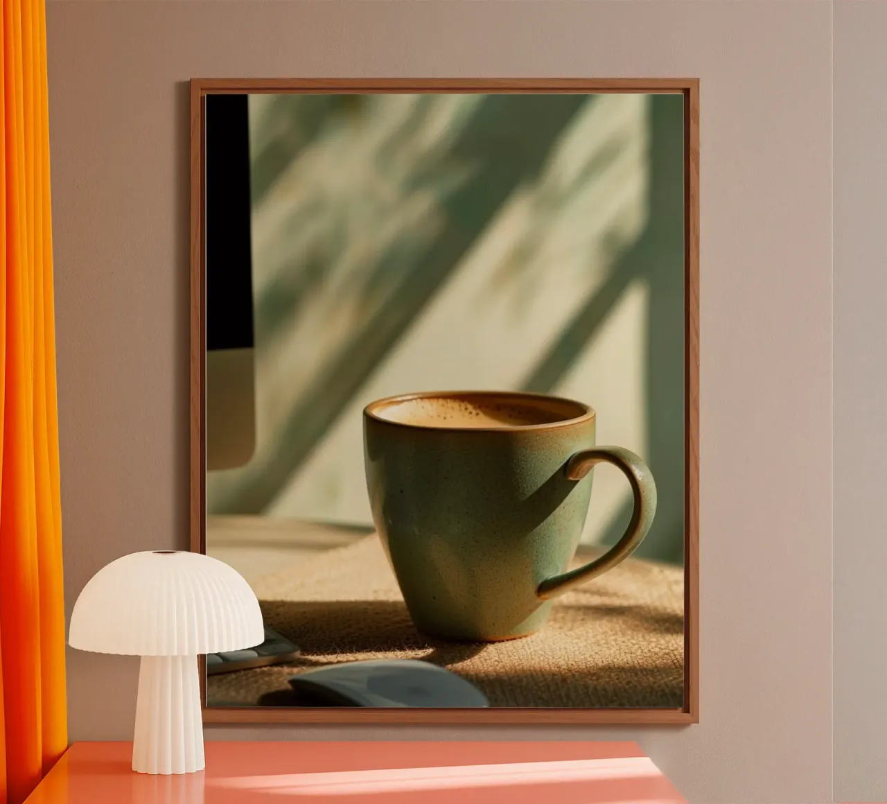 Riverbero di menta alluminio dibond da PhotoVibe Decor