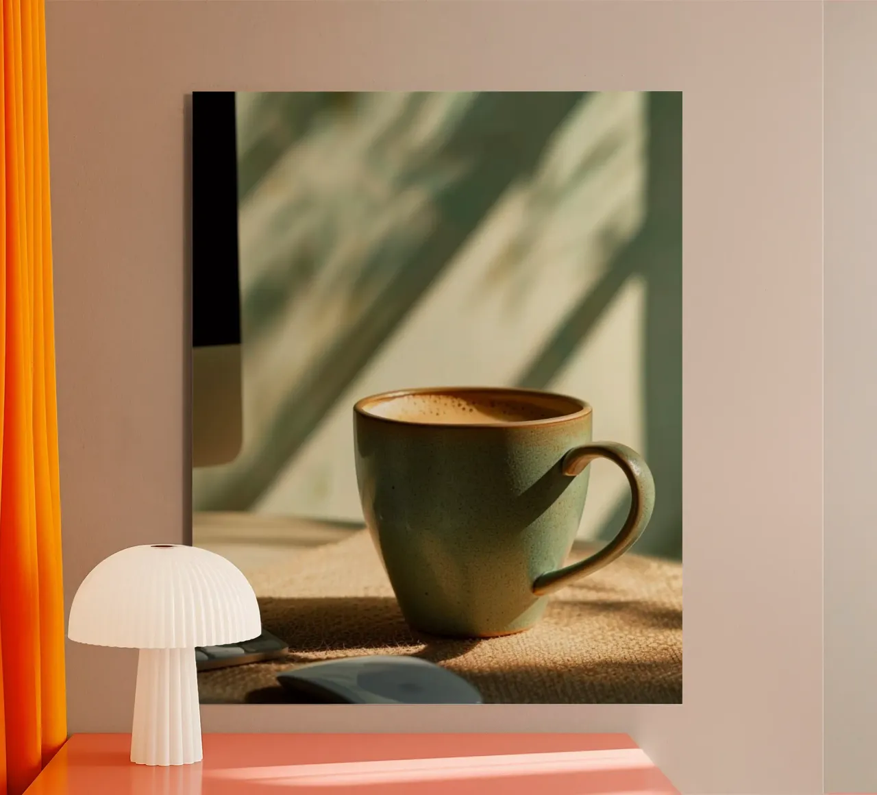 Riverbero di menta alluminio dibond da PhotoVibe Decor