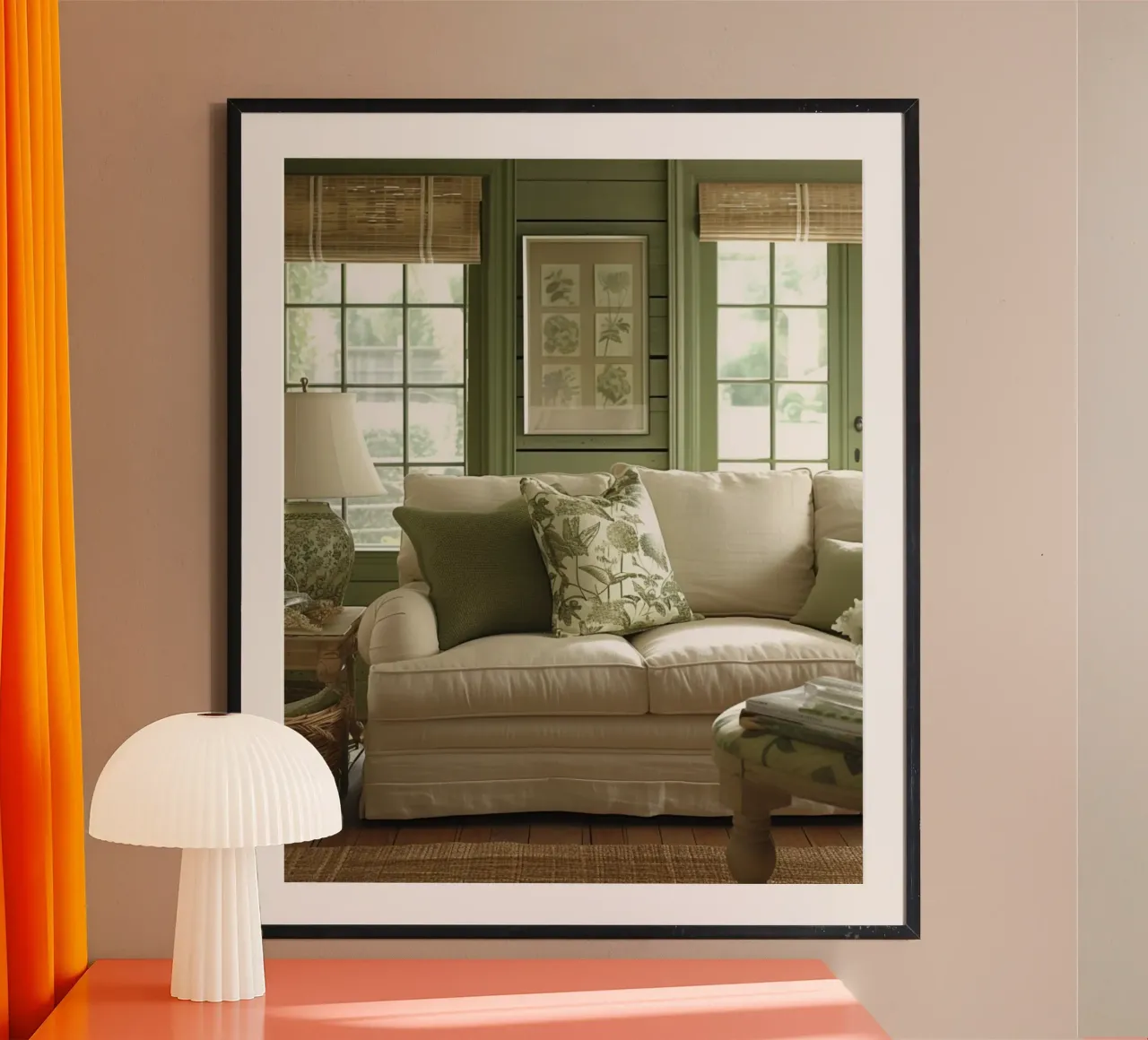 Riverbero di menta poster da PhotoVibe Decor