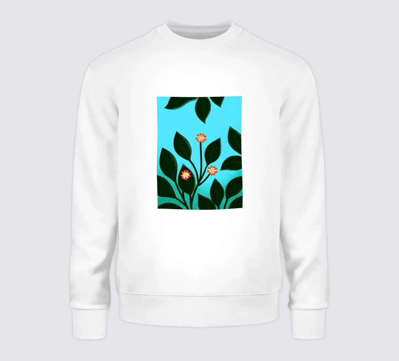 Piante da foglia e da fiore felpa da SOUL SHOP
