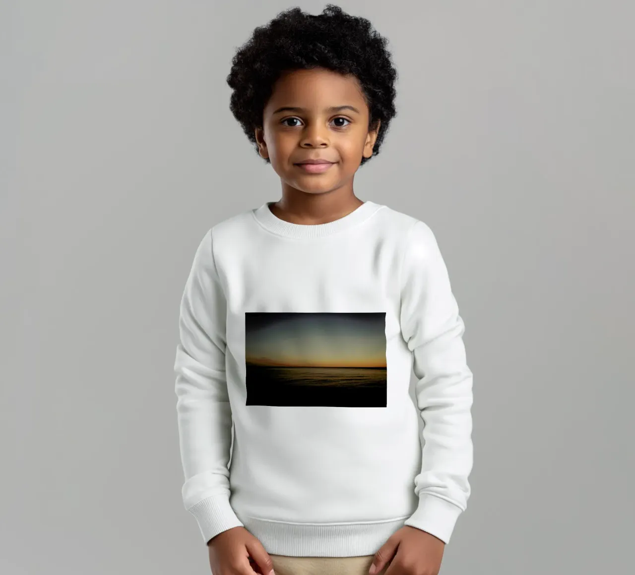 Tase of Sea Sunset II kids sweatshirt by Philipp Reinhard