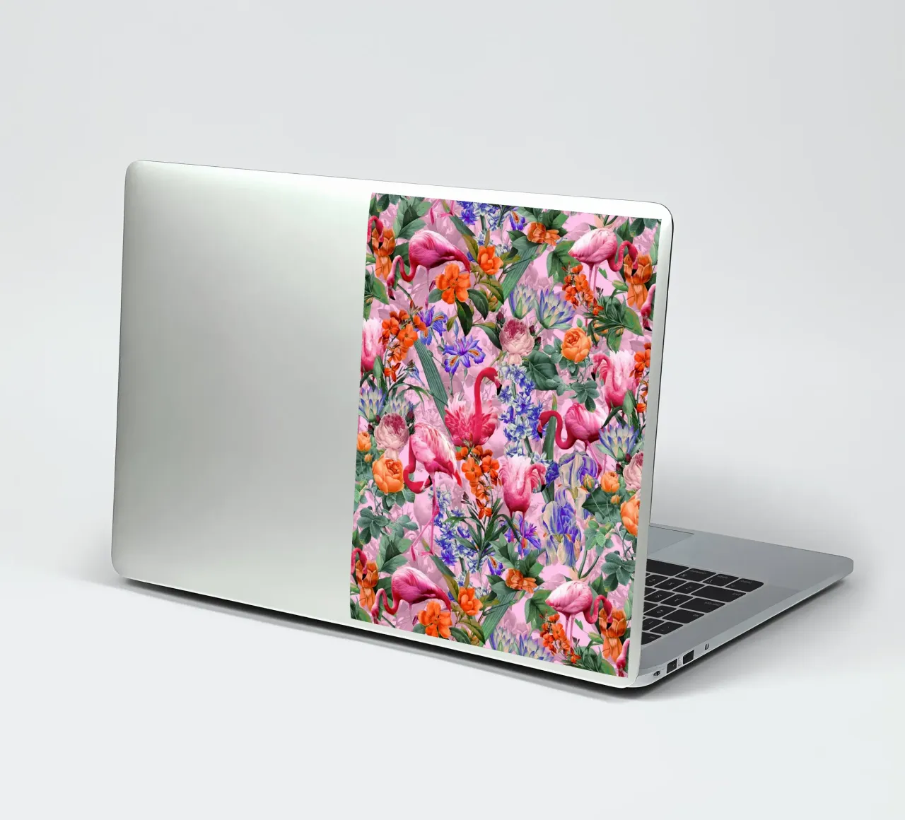 Floral and Flamingo VI Pattern adesivo da burcukorkmazyurek
