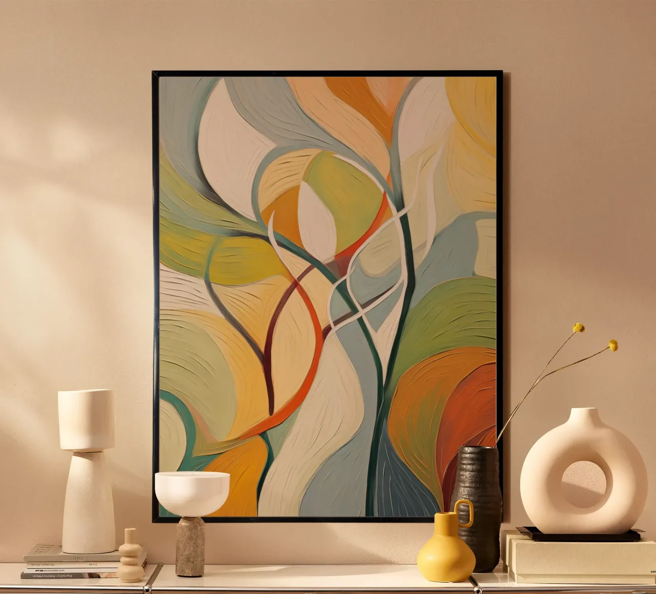 Arte da parete di Imagine poster con telaio in legno da Imagine