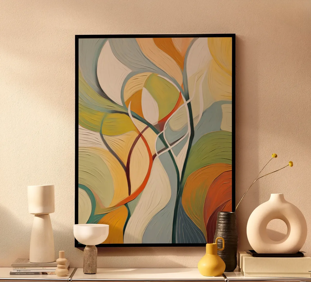 Arte da parete di Imagine poster con telaio in legno da Imagine