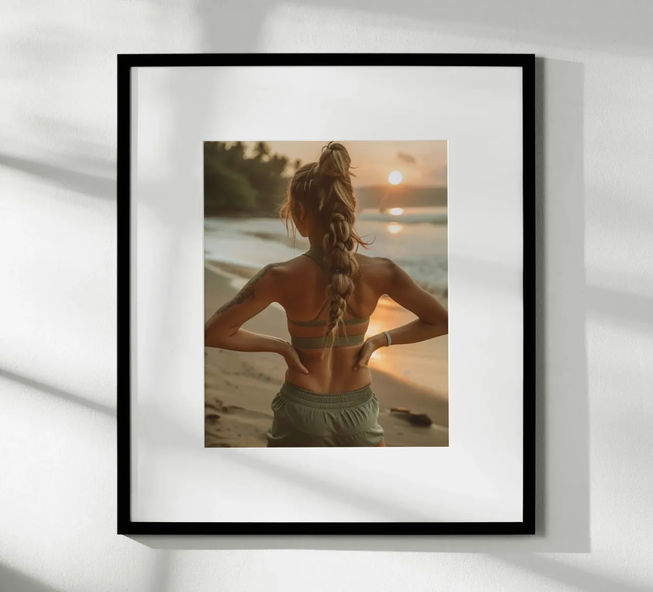 Riverbero di menta poster da PhotoVibe Decor