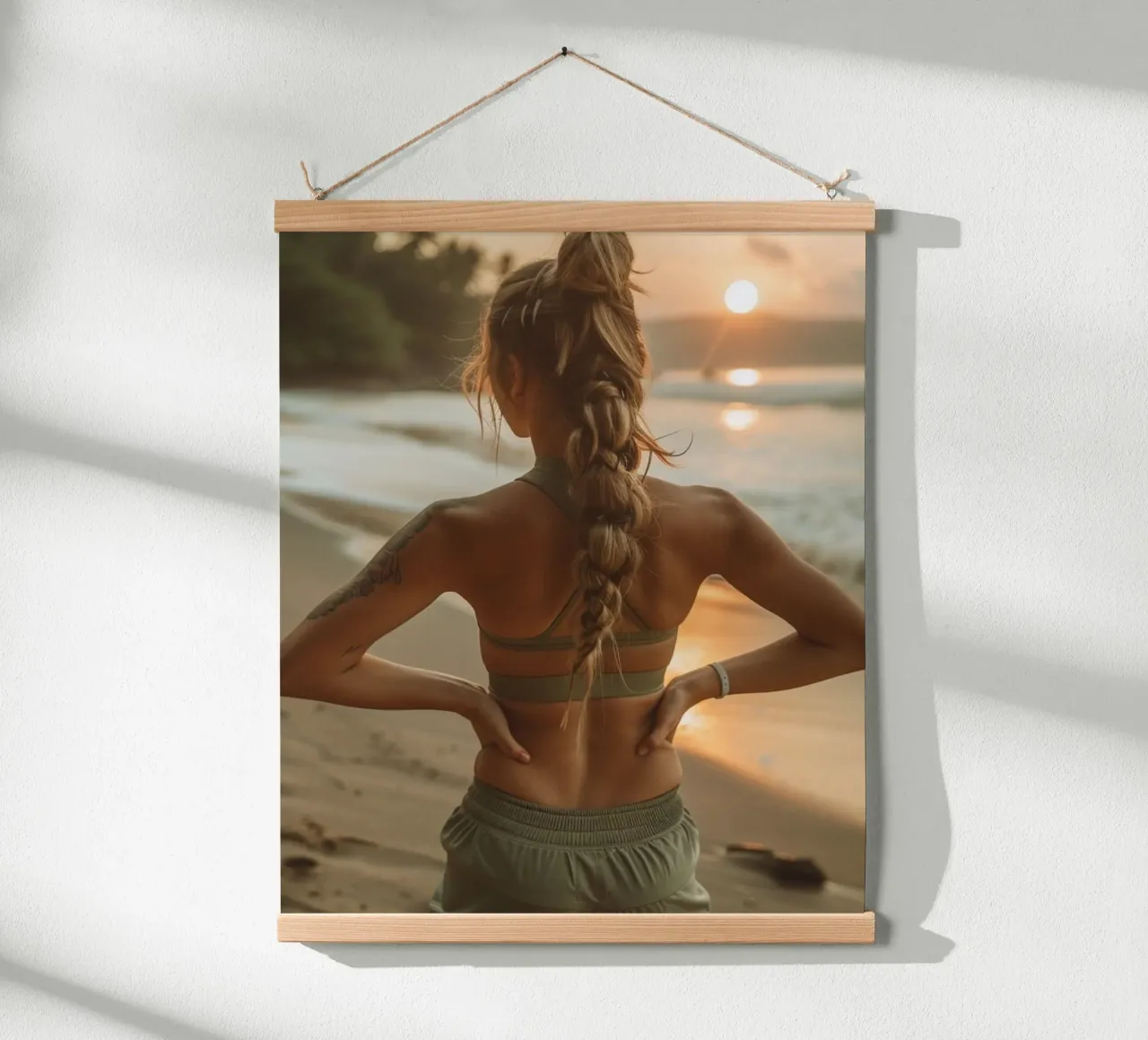 Riverbero di menta poster da PhotoVibe Decor