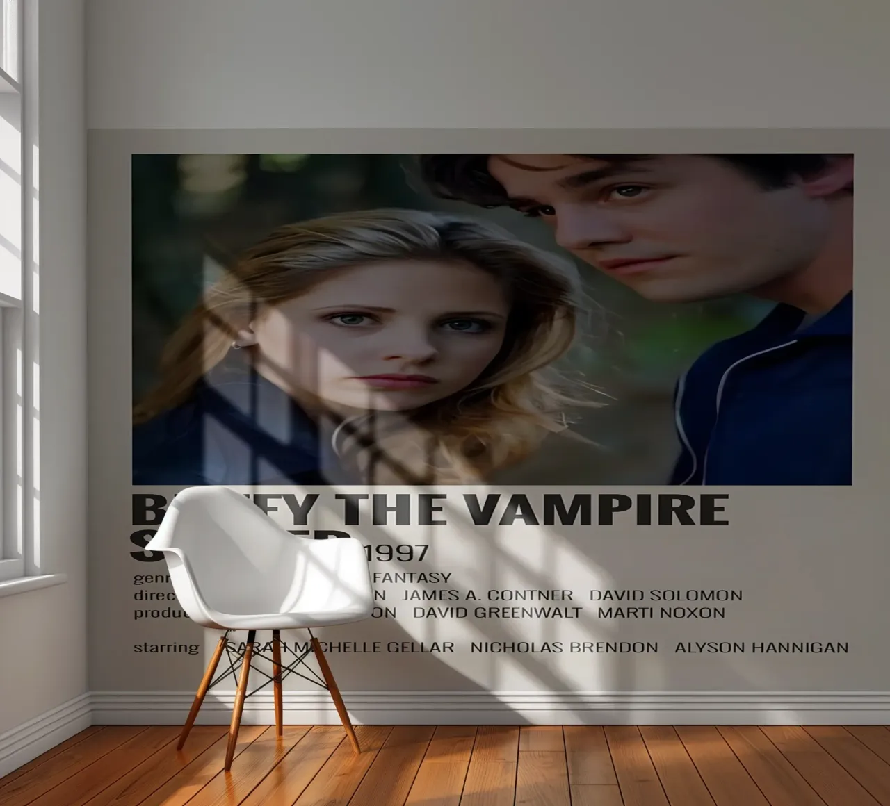 BUFFY THE VAMPIRE SLAYER 1997 Fototapete von MVFminimalist
