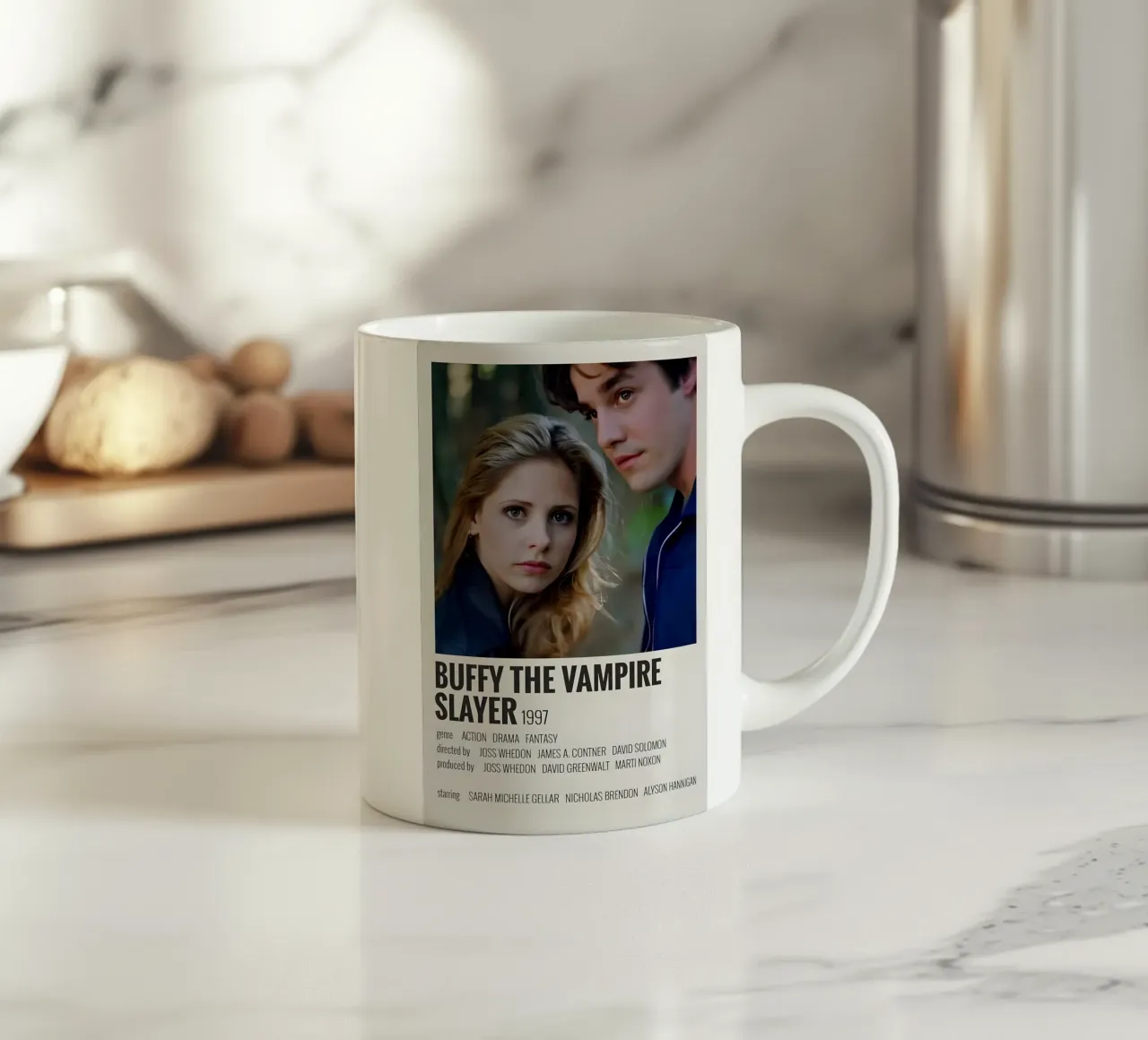 BUFFY THE VAMPIRE SLAYER 1997 tazza in ceramica da MVFminimalist