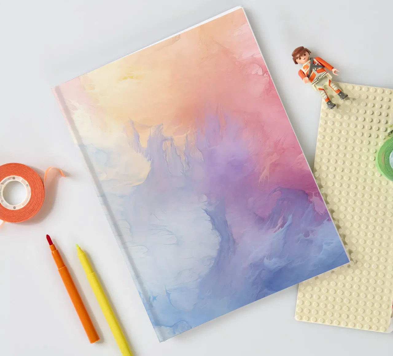 Abstract Watercolor notebook by Vivi Nicolin