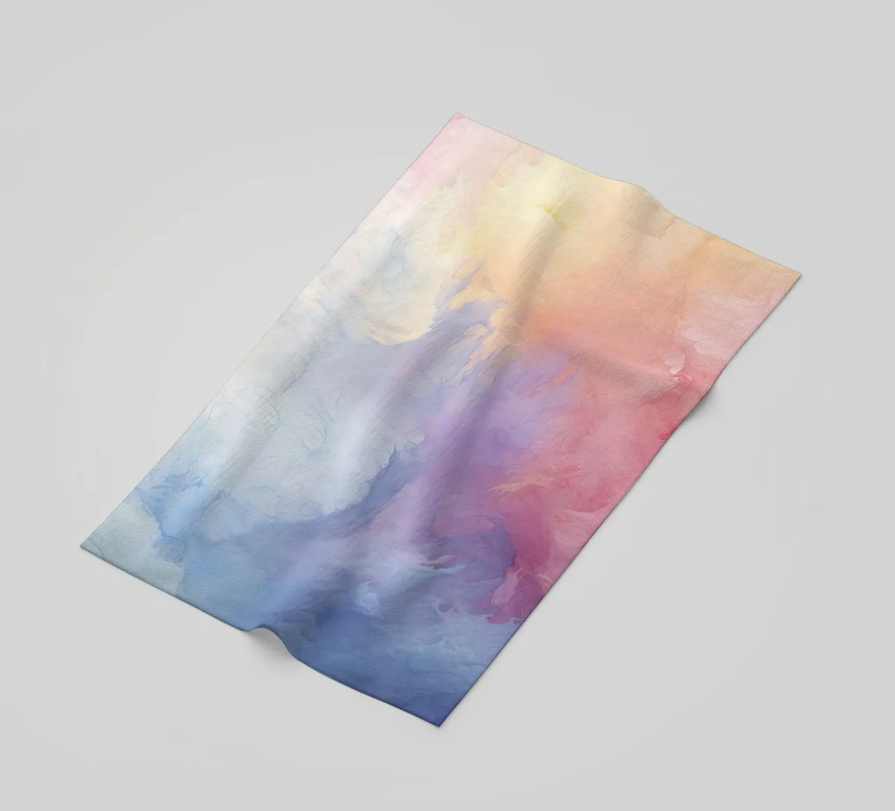 Abstract Watercolor telo mare da Vivi Nicolin