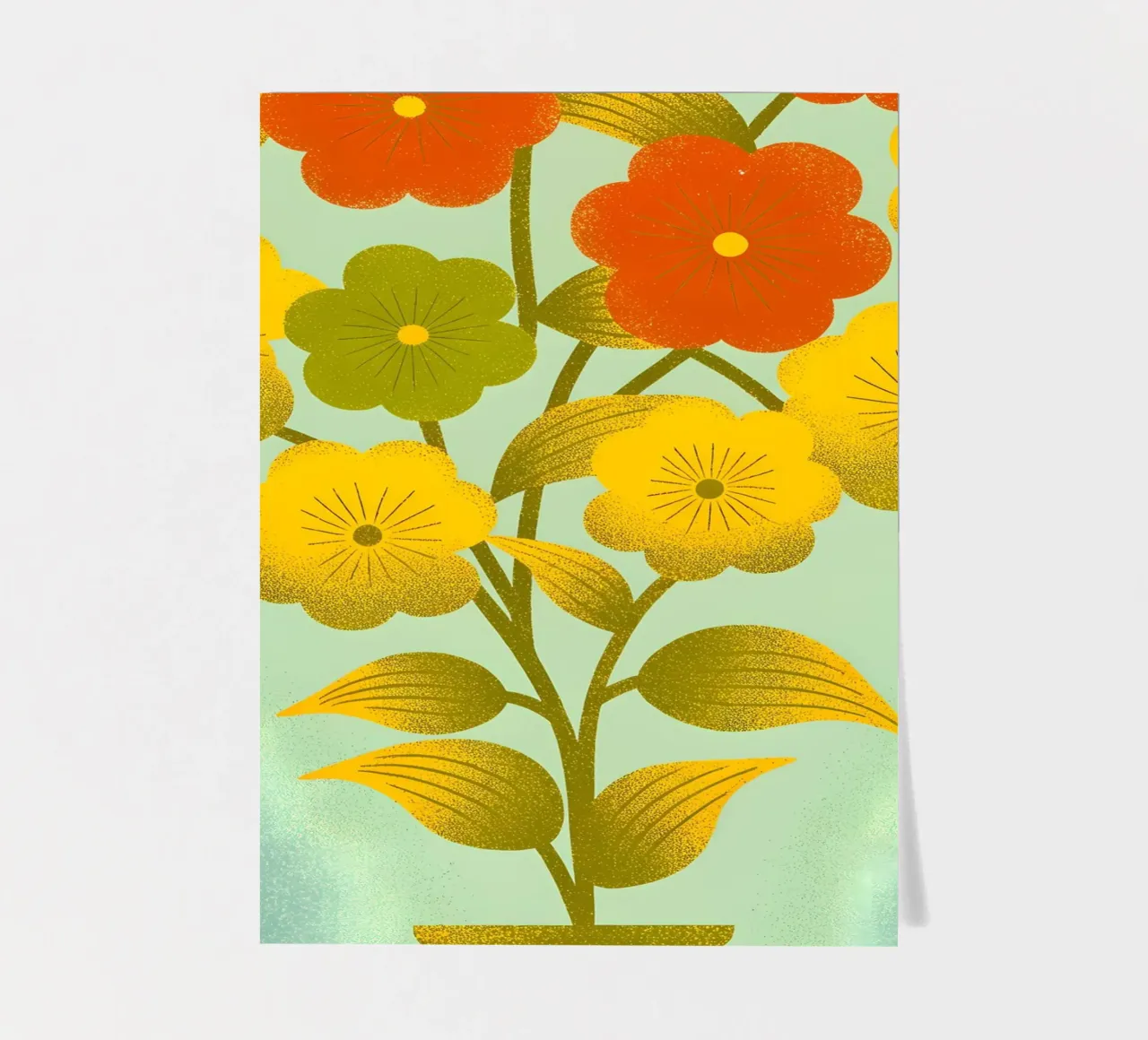 Flower vase sticker sheet by SOUL SHOP