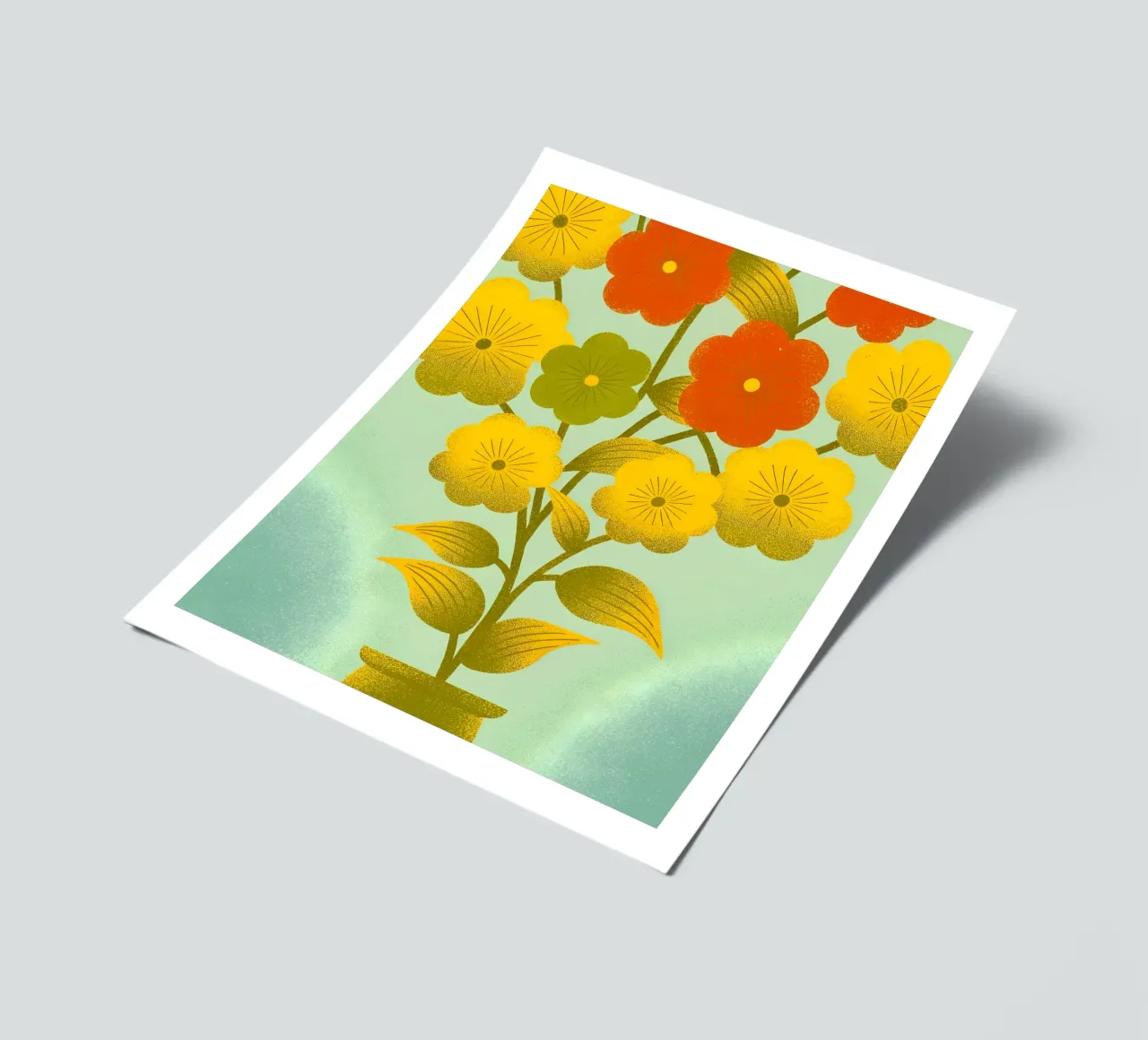 Flower vase sticker sheet by SOUL SHOP