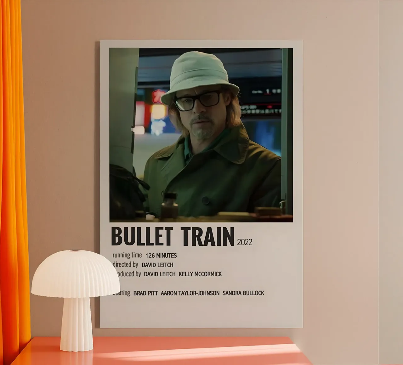 BULLET TRAIN 2022 plexiglass da MVFminimalist