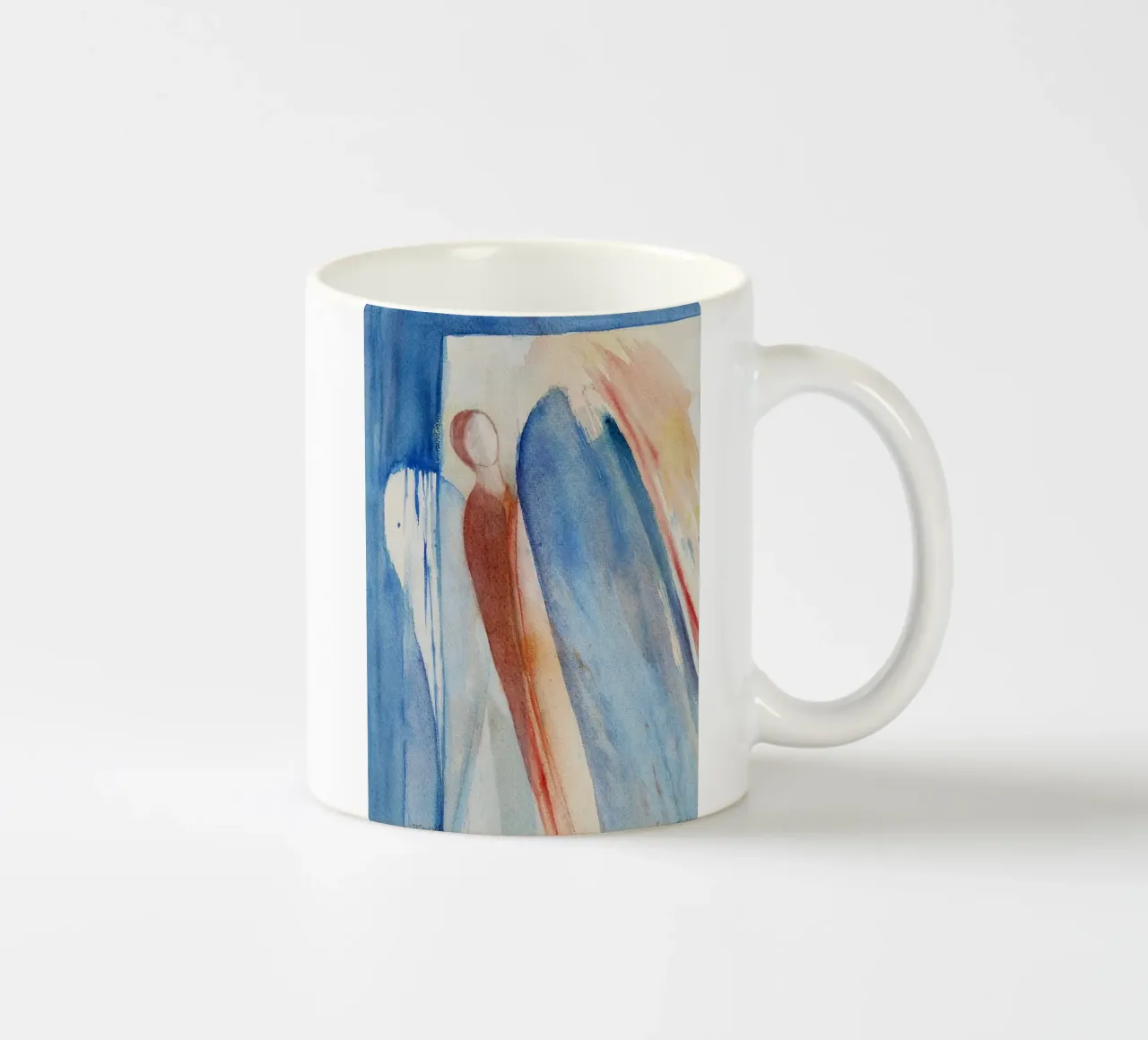 Engel des Schweigens tazza in ceramica da Engelbilder