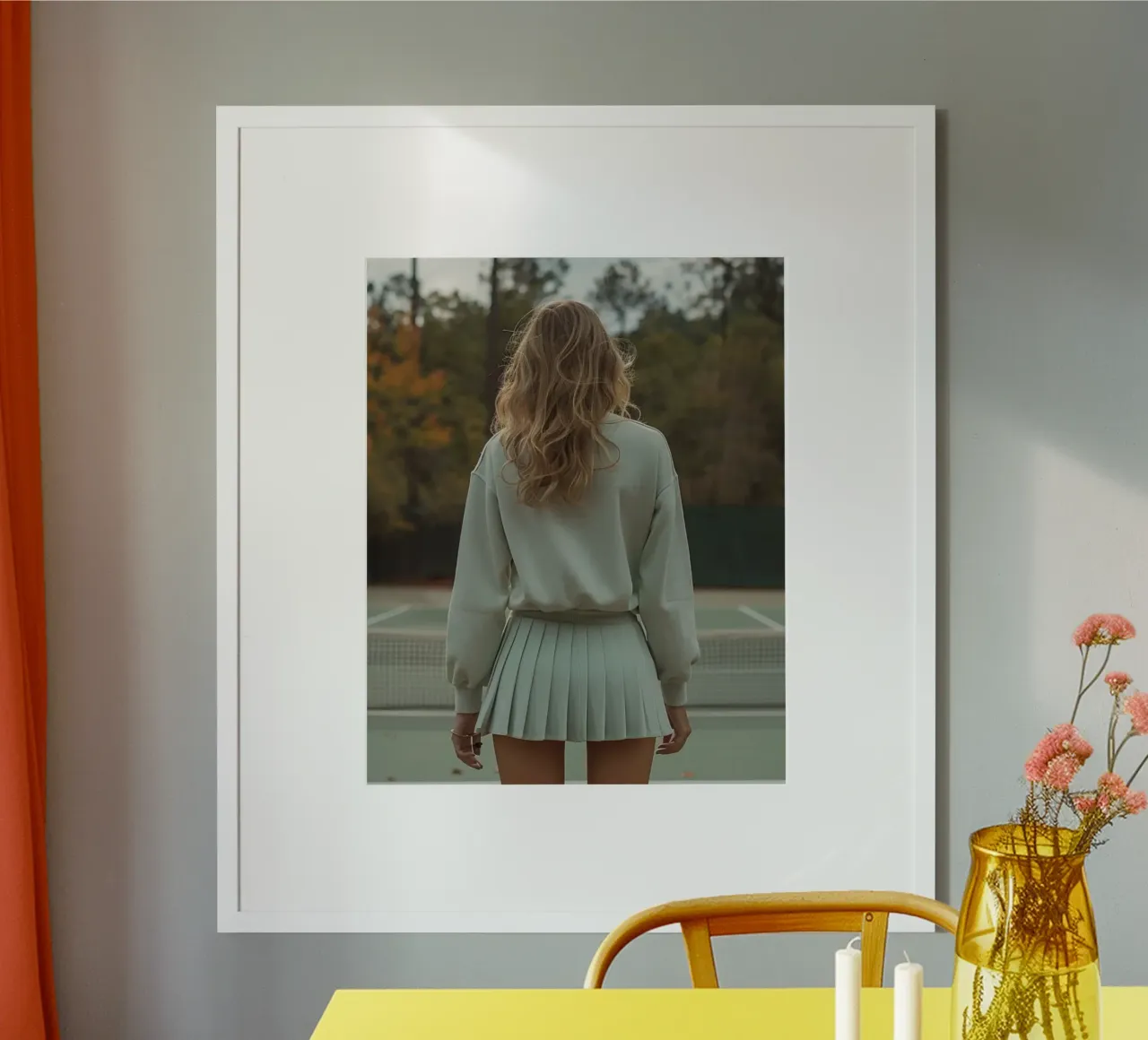 Riverbero di menta poster da PhotoVibe Decor
