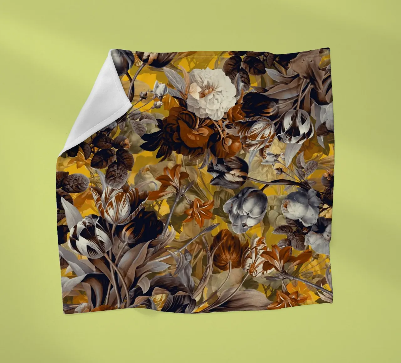 Summer Botanical VII coperta in pile da burcukorkmazyurek