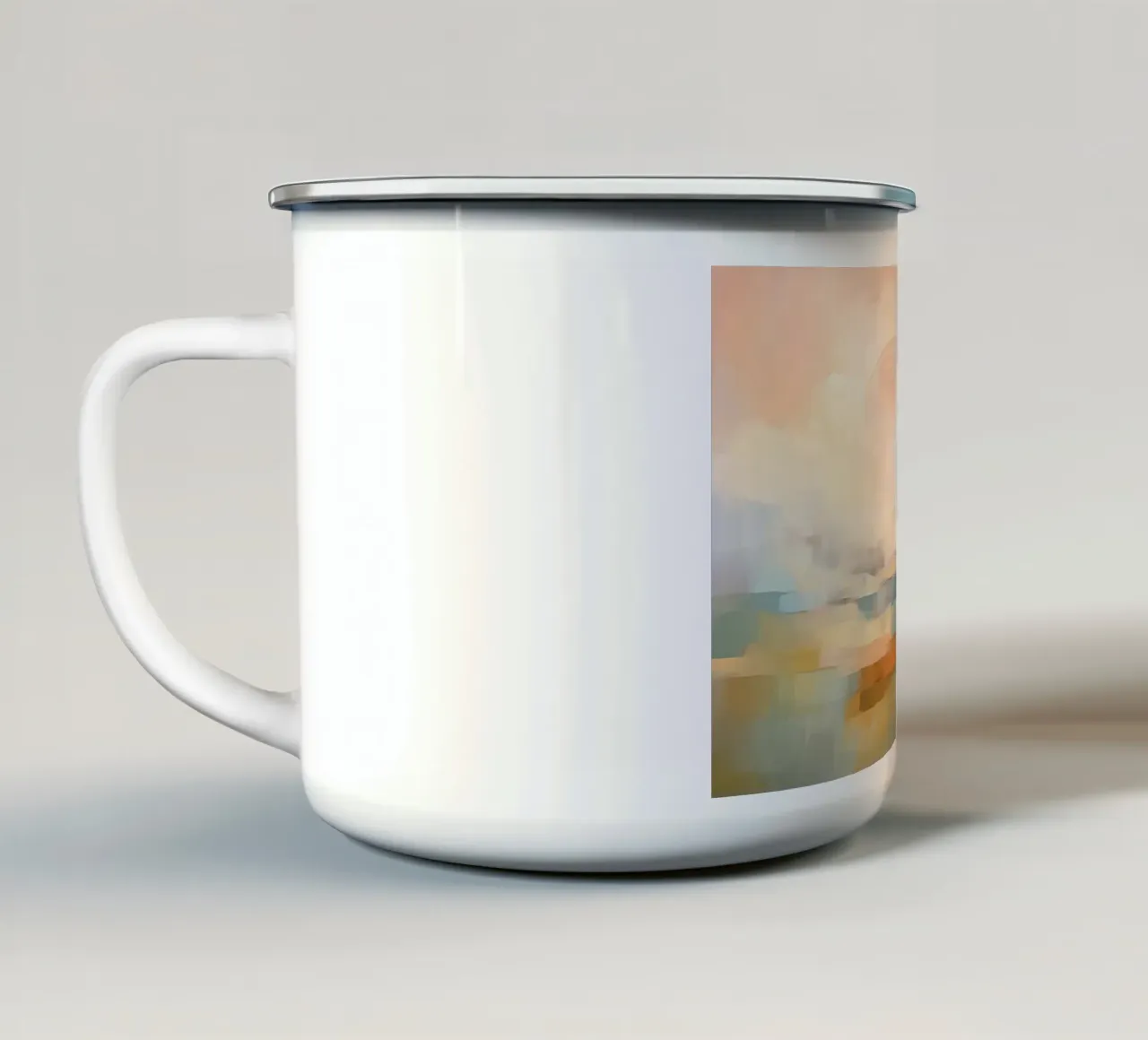 Arte da parete di Imagine tazza in smalto da Imagine