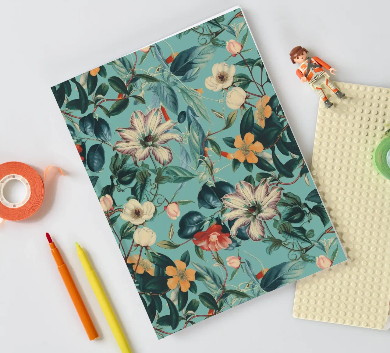 VINTAGE GARDEN V notebook by burcukorkmazyurek