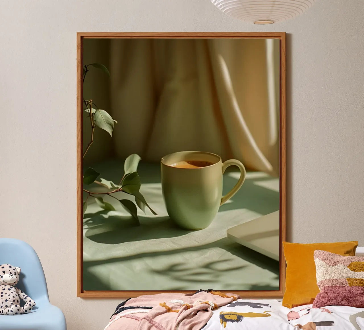 Riverbero di menta alluminio dibond da PhotoVibe Decor