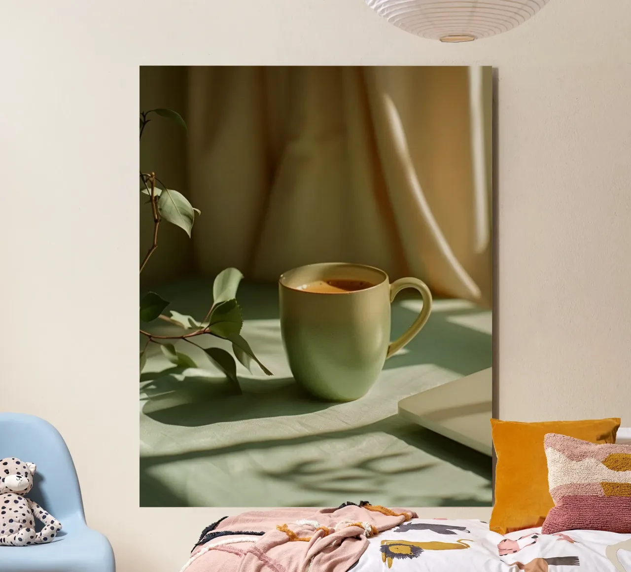 Riverbero di menta alluminio dibond da PhotoVibe Decor