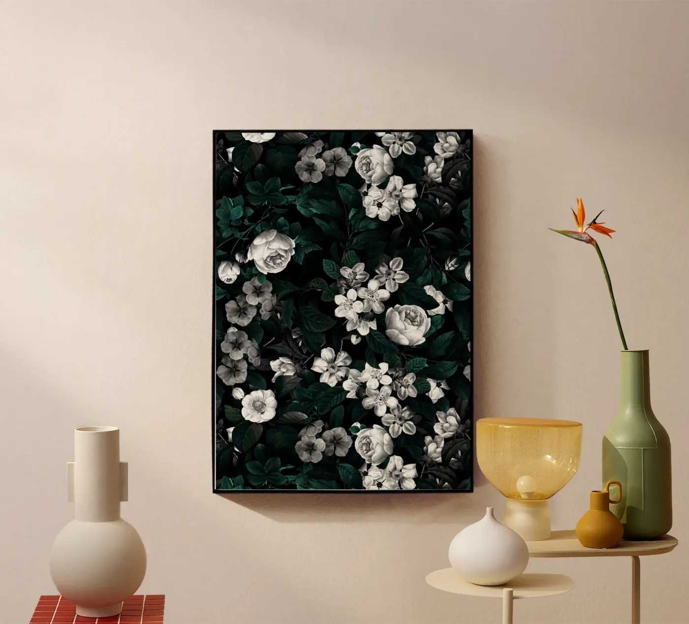 Botanical Night plexiglass da burcukorkmazyurek