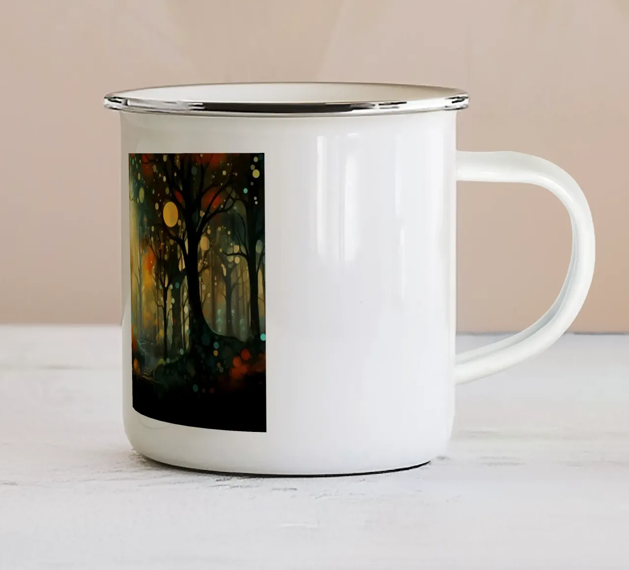 Arte da parete di Imagine tazza in smalto da Imagine