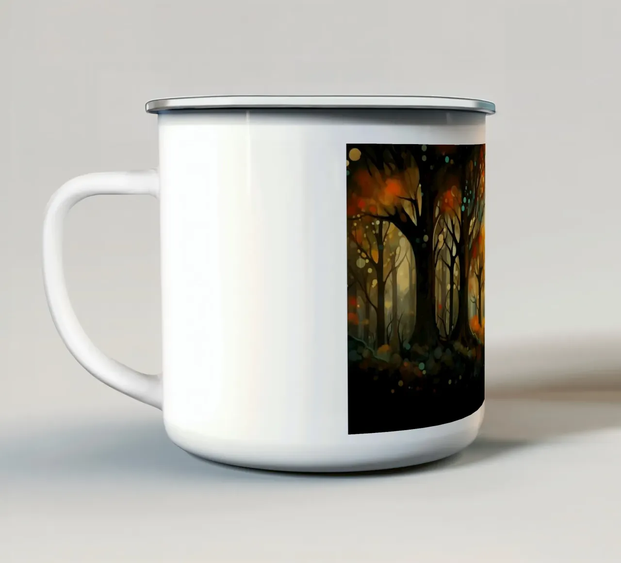 Arte da parete di Imagine tazza in smalto da Imagine