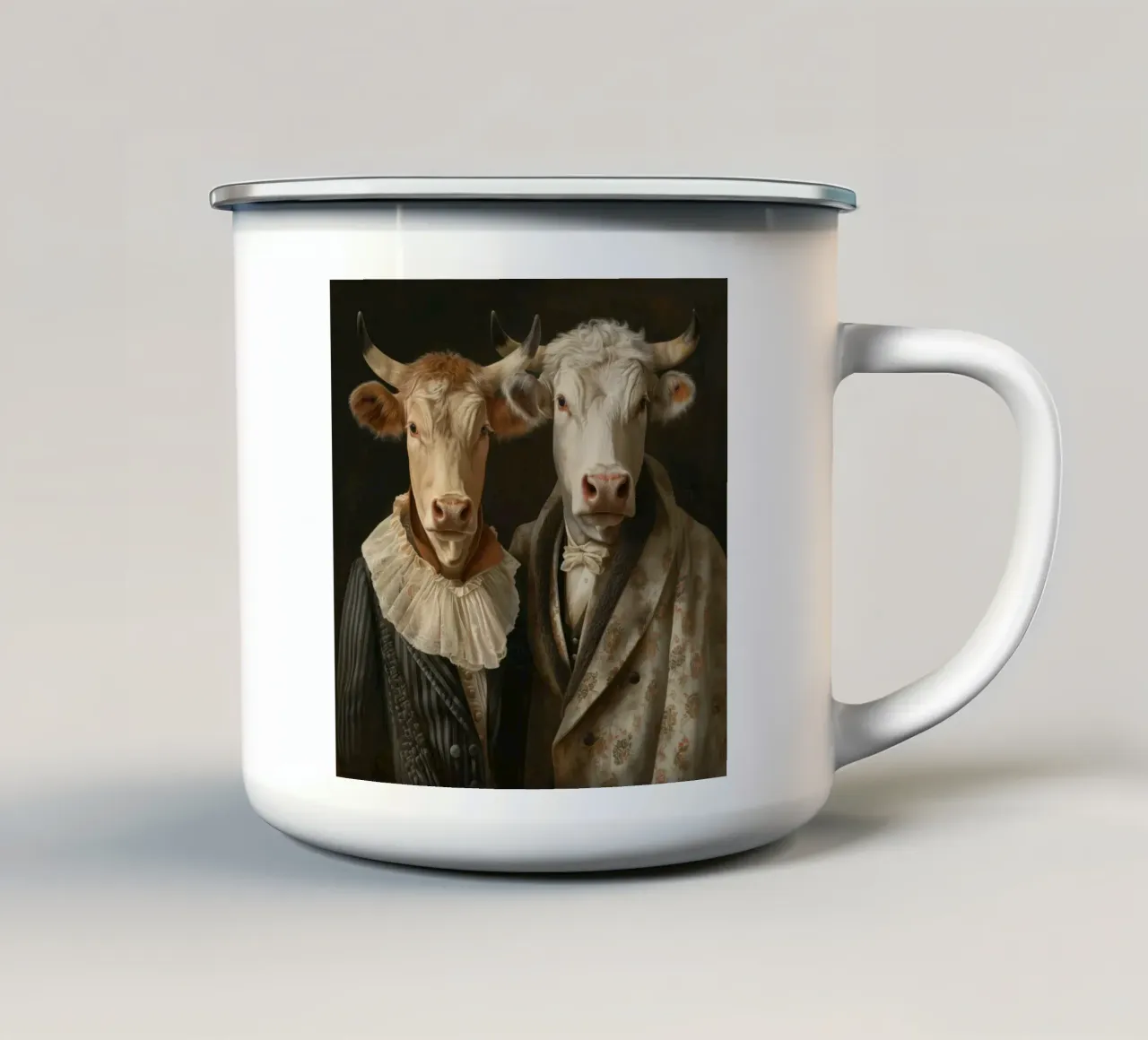 Arte da parete di Imagine tazza in smalto da Imagine