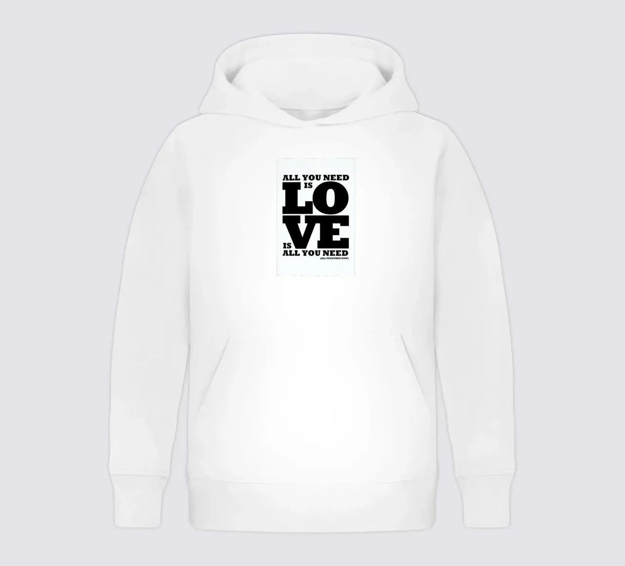 All you need is love kids hoodie by Mr Cup