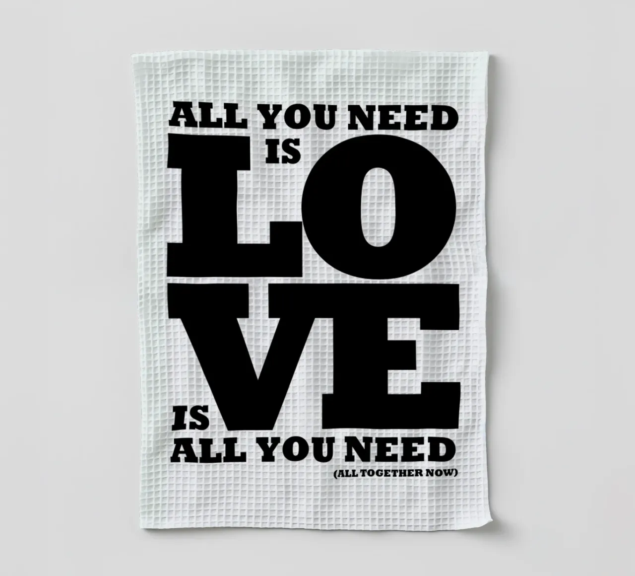 All you need is love canovaccio da cucina da Mr Cup