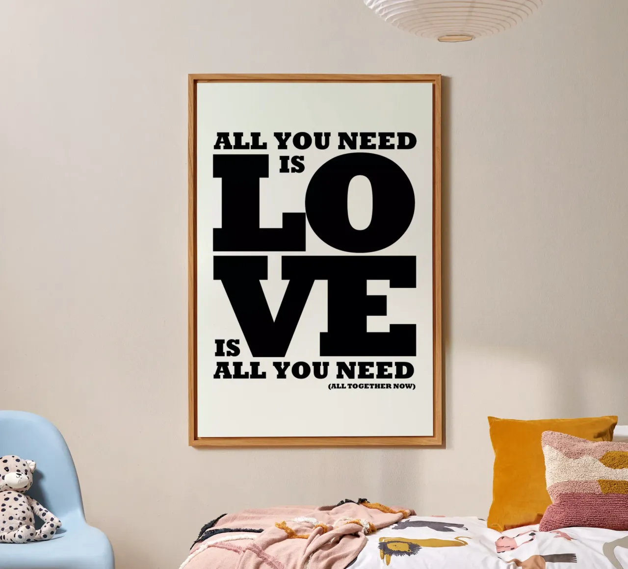 All you need is love Alu-Dibond von Mr Cup