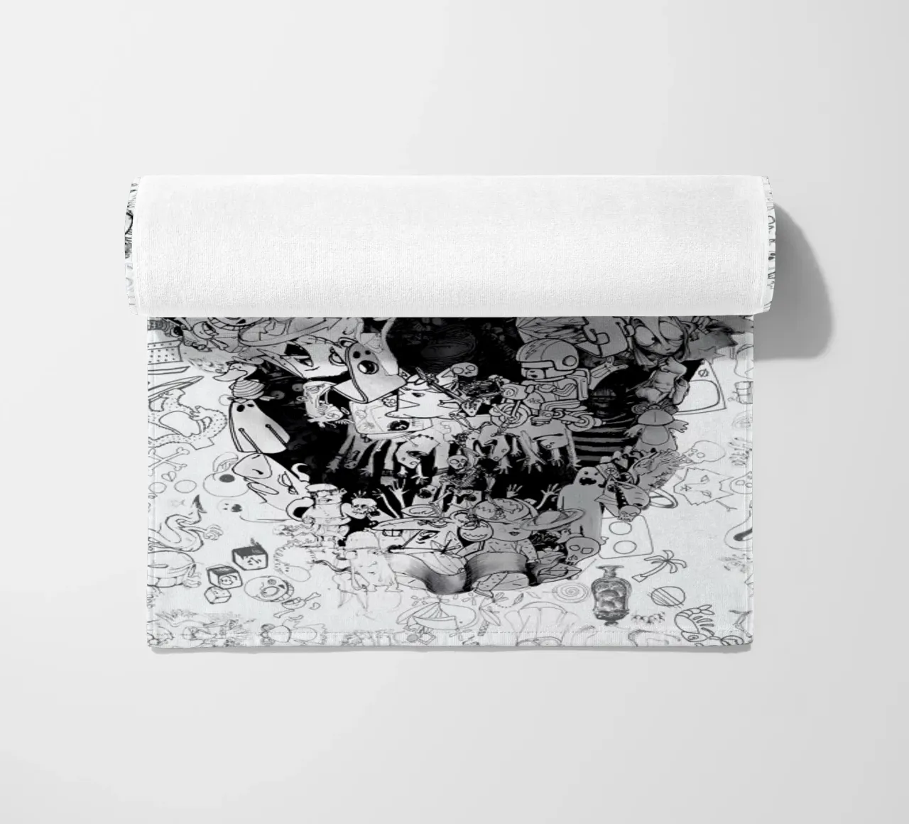 Doodle Skull BW telo mare da Ali Gulec