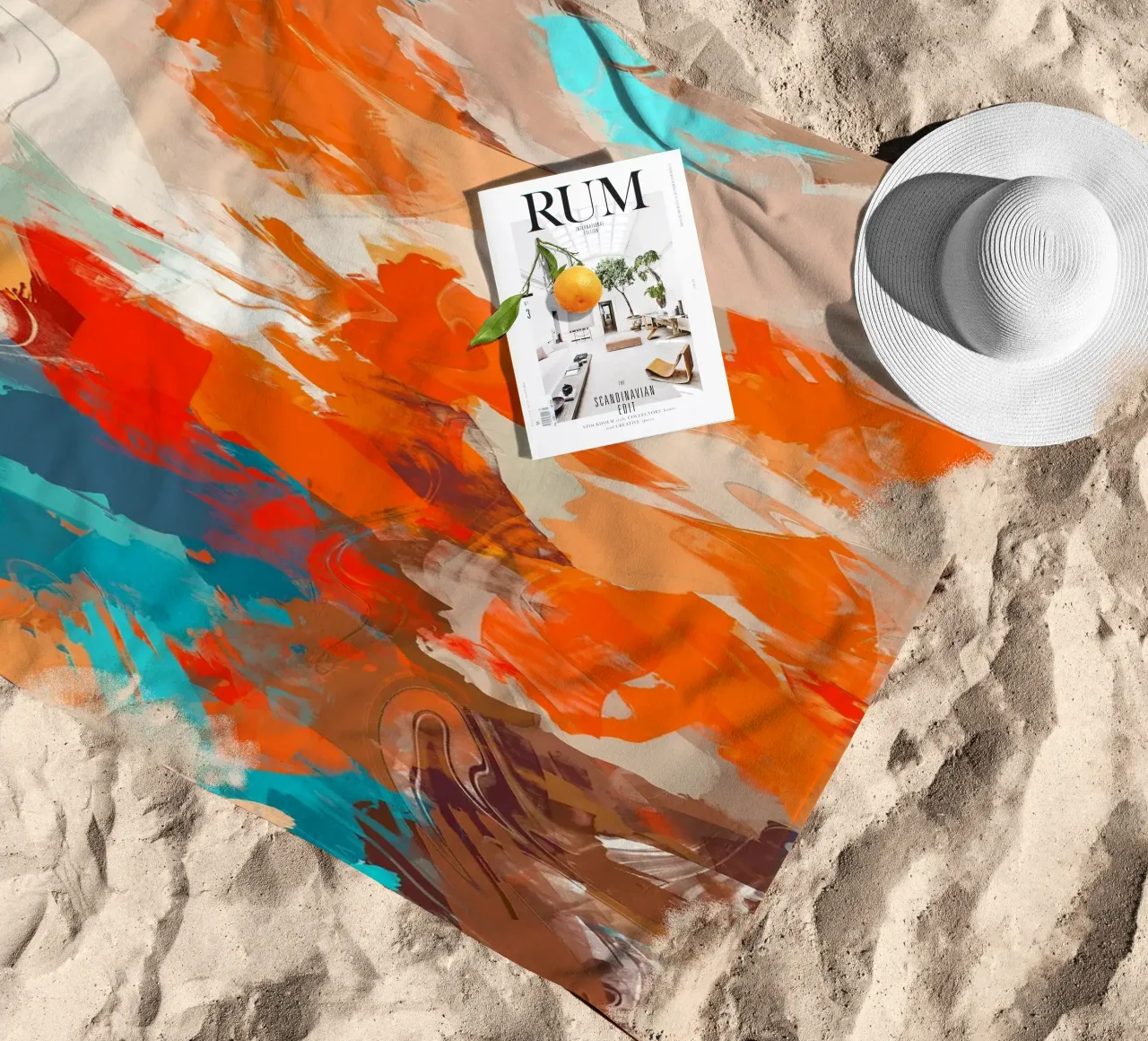 Piacere telo mare da 83oranges.com