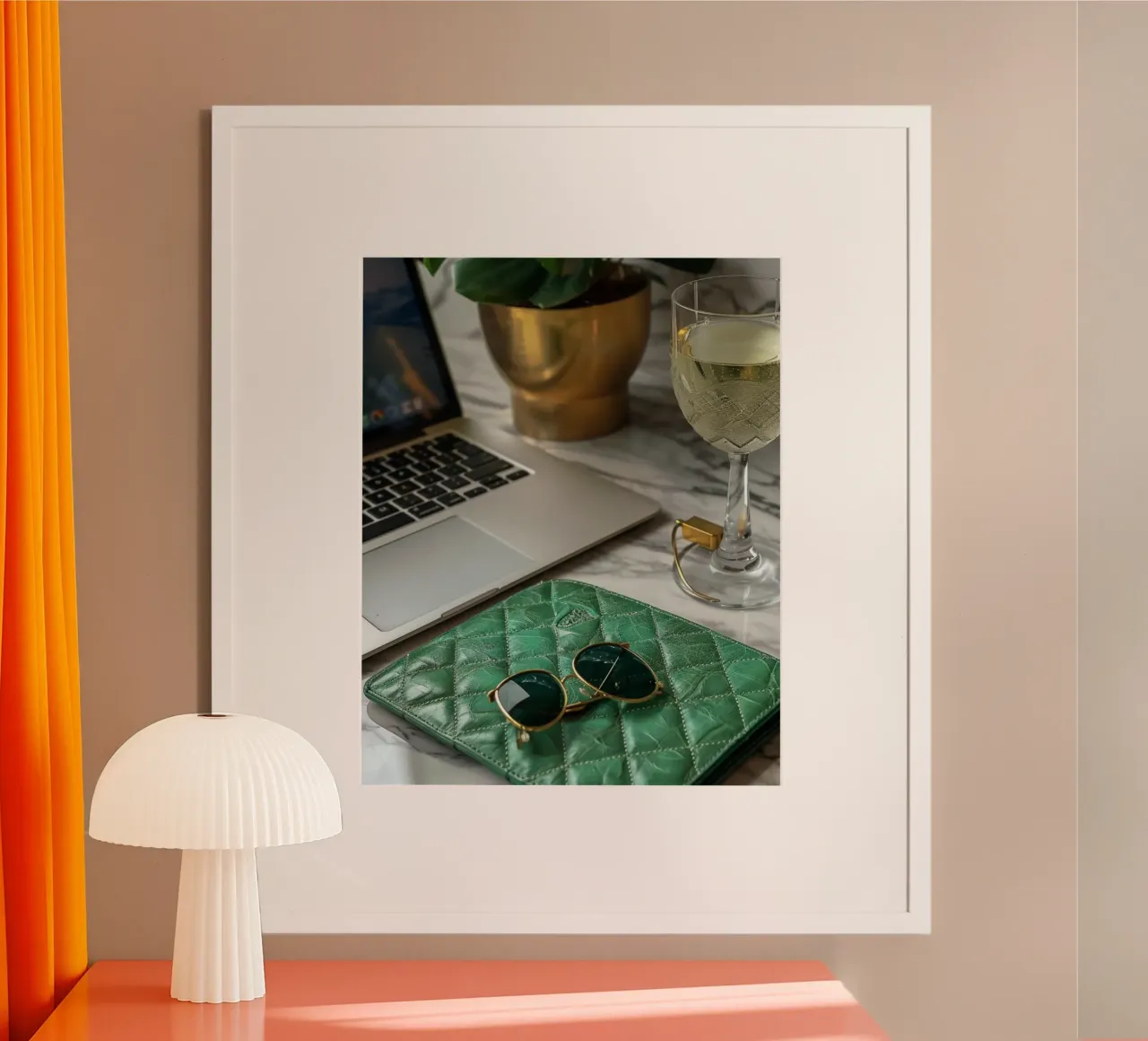 Riverbero di menta poster da PhotoVibe Decor