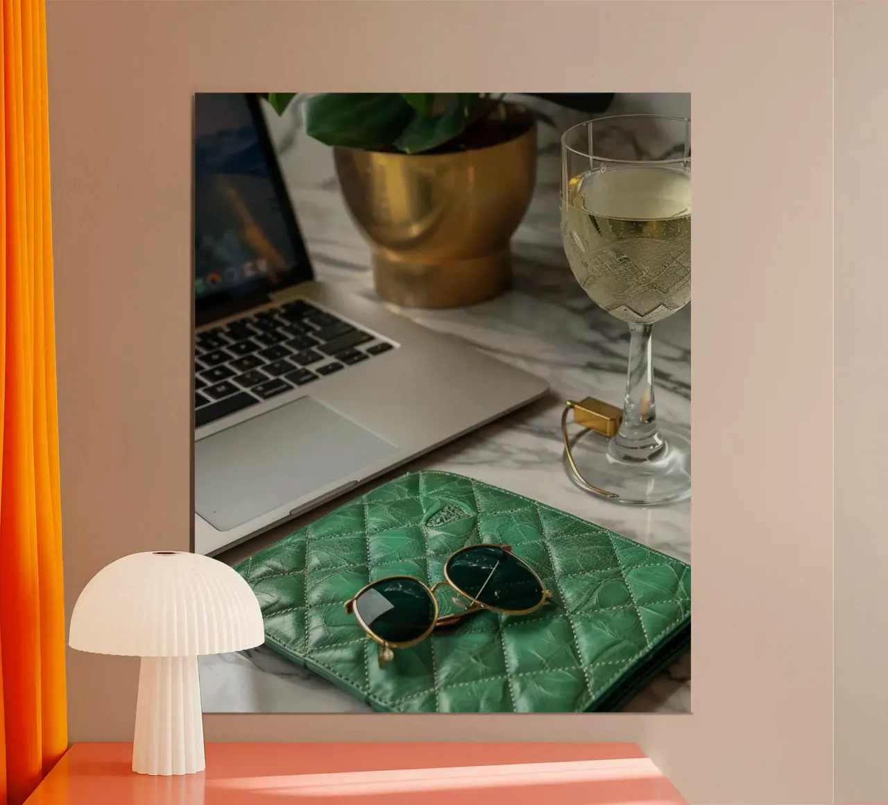 Riverbero di menta poster da PhotoVibe Decor