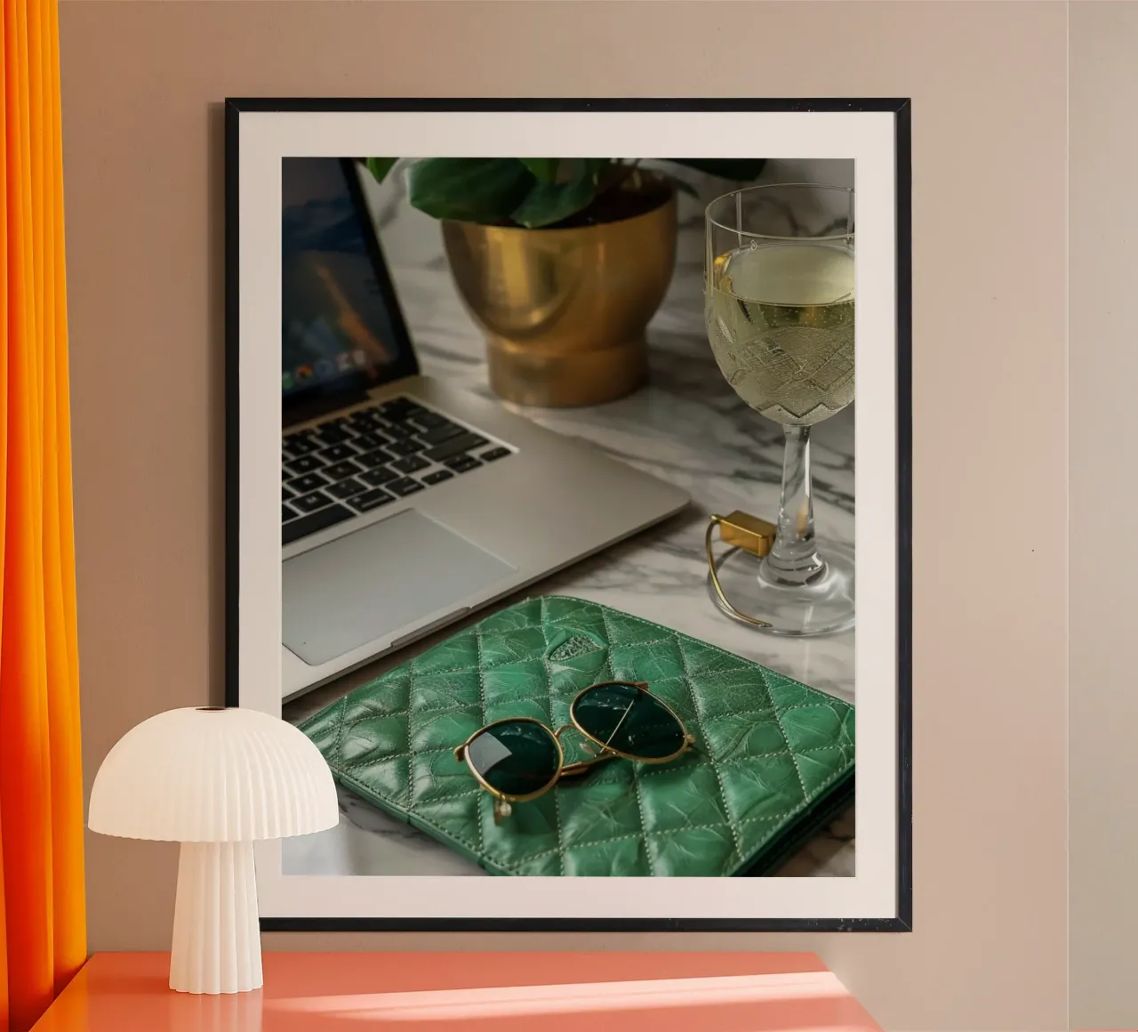 Riverbero di menta poster da PhotoVibe Decor