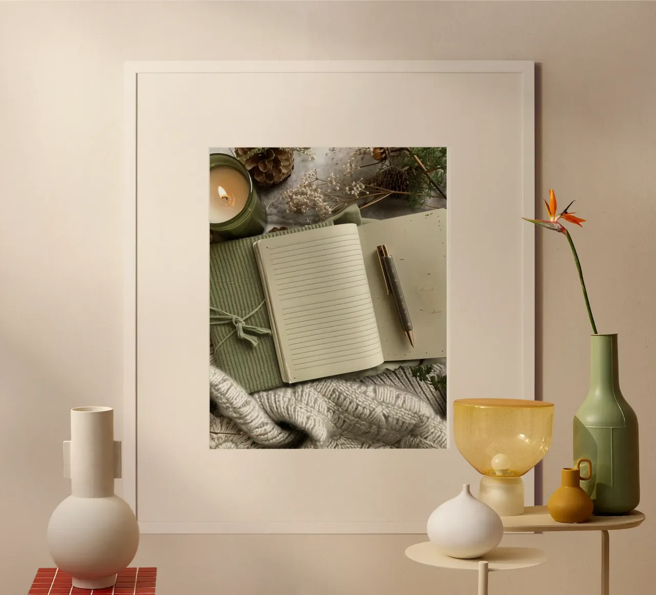 Riverbero di menta poster da PhotoVibe Decor