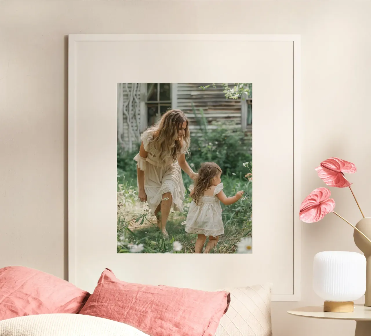 Riverbero di menta poster da PhotoVibe Decor